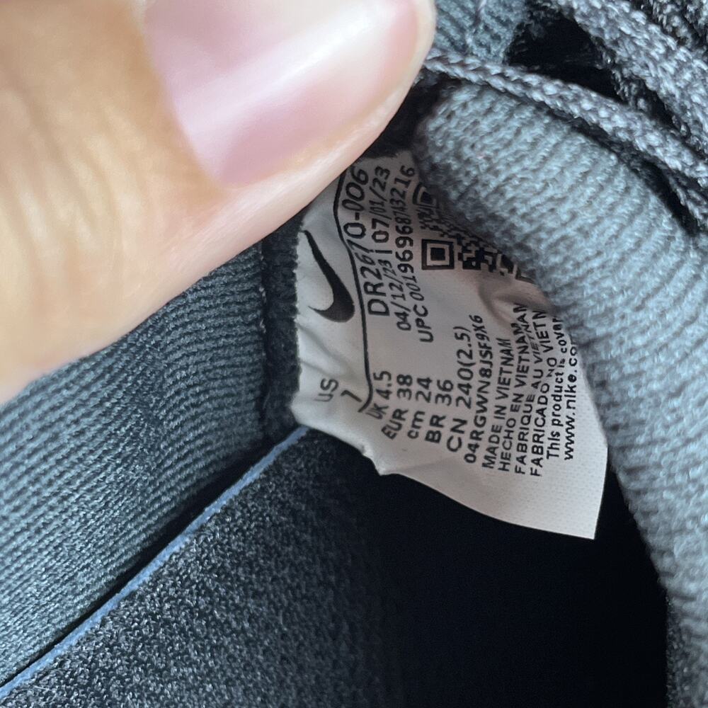 Nike Reactx Infinity Run 4 Low Dark Smoke Grey Me… - image 8